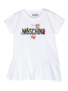 MOSCHINO MOSCHINO KIDS DRESSES WHITE