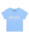KENZO KENZO KIDS T-SHIRTS AND POLOS CLEAR BLUE