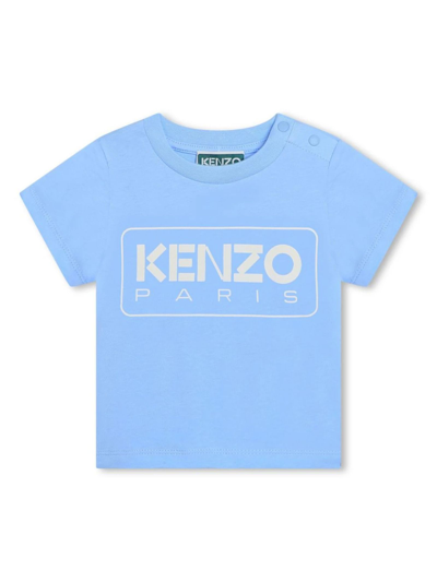 Kenzo Babies'  Kids T-shirts And Polos Clear Blue