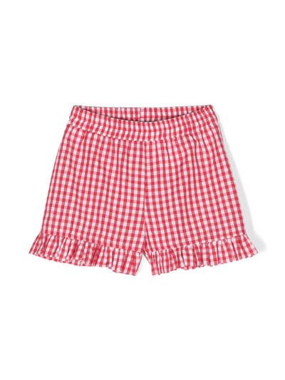 Monnalisa Kids' Red Cotton Shorts