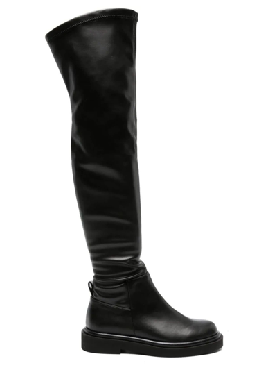 Paloma Barceló Kenda Knee-length Leather Boots In Black