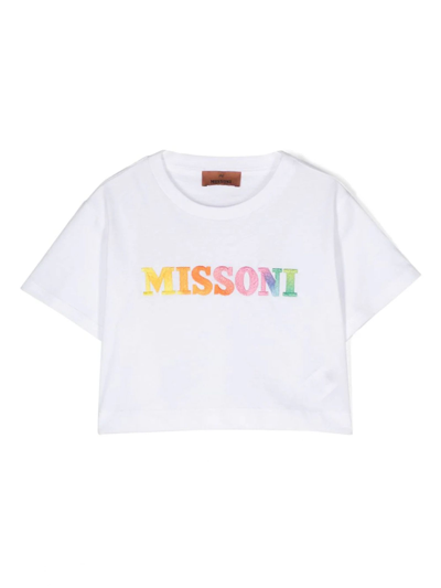 Missoni Kids'  T-shirts And Polos White