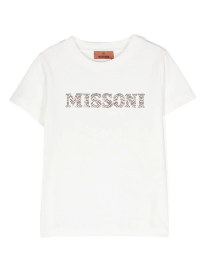 Missoni Kids'  T-shirts And Polos White