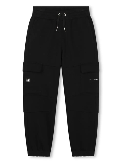 Givenchy Kids Trousers Black In Nero