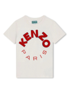 KENZO KENZO KIDS T-SHIRTS AND POLOS WHITE
