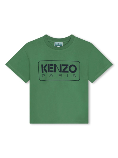 Kenzo Kids T-shirts And Polos Green