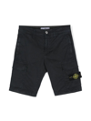 STONE ISLAND JUNIOR STONE ISLAND KIDS SHORTS BLUE