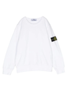 STONE ISLAND JUNIOR STONE ISLAND KIDS SWEATERS WHITE