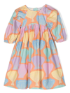 Stella Mccartney Kids' Multicolor Cotton Dress In Multicolour