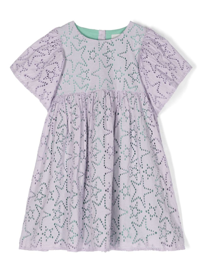 Stella Mccartney Kids' Lilac Cotton Dress
