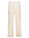 Alyx Straight Cotton Cargo Pants In Beige