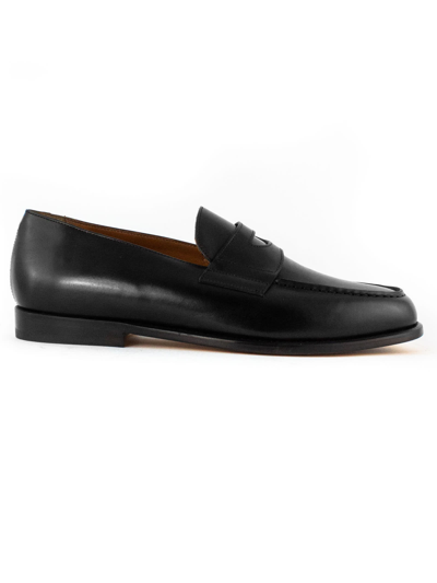 Doucal's Mario Loafer In Black Leather