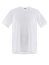 Herno T-shirt In Superfine Cotton Stretch In White