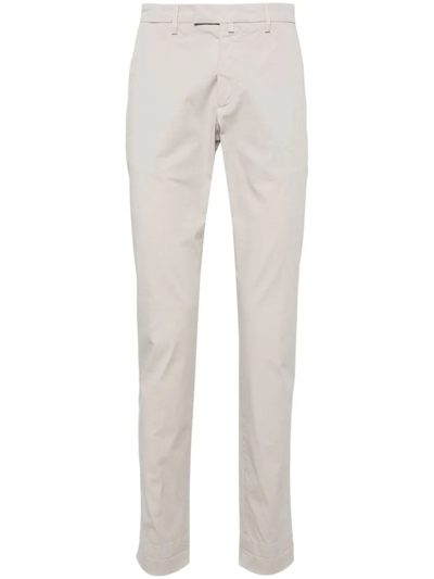 Briglia 1949 Off-white Stretch-cotton Trousers In Neutro