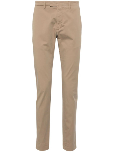 Briglia 1949 Stretch-cotton Chino Trousers In Beige