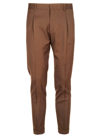 Be Able Man Pants Camel Size 36 Virgin Wool In Brown