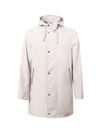 Herno New Rain Parka In Antracite/cammello