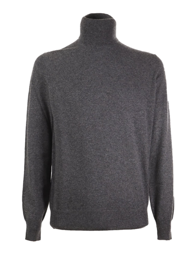 Brunello Cucinelli Cashmere Turtleneck In Grey