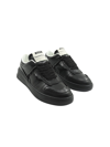 Msgm Panelled Low-top Sneakers In Black