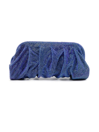 Benedetta Bruzziches Venus La Grande Crystal-embellished Clutch Bag In Blue