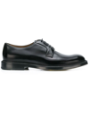 Doucal's Horse Derby Shoes In Black