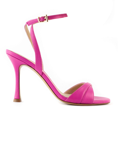 Roberto Festa Fuchsia Leather Donna Sandal