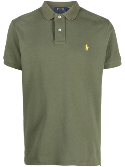 Ralph Lauren Polo Shirt With Pony In Green