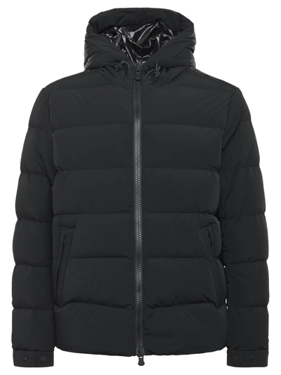 People Of Shibuya Black Stretch Nylon Down Jacket