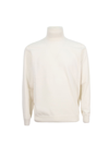 Brunello Cucinelli Roll-neck Cashmere Jumper In Beige