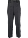 BRIGLIA 1949 GREY VIRGIN WOOL BLEND TROUSERS