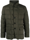 FAY GREEN QUILTED PADDED JACKET