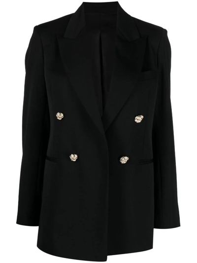 LANVIN BLACK DOUBLE-BREASTED JACKET