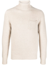 FEDELI BEIGE WOOL-CASHMERE BLEND JUMPER