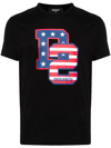 Dsquared2 T-shirt Aus Baumwolle Mit Logodruck In Black