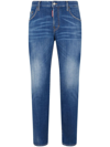 Dsquared2 Stylish Denim Trousers Featuring Belt Loops In Blue