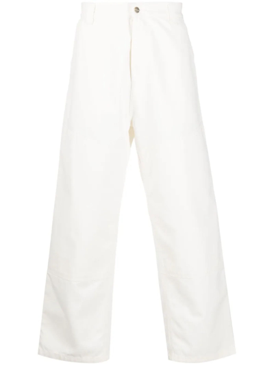 Carhartt White Cotton Trousers