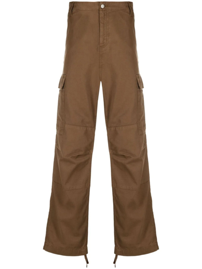 Carhartt Khaki Brown Organic Cotton Trousers