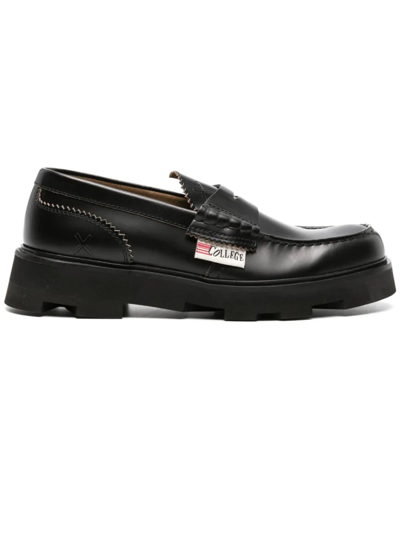 College Slip-on Loafer In Black