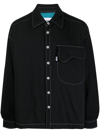 Bonsai Black Buttoned Shirt In Black