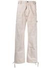 Rhude Chevron Painter Pants In Beige