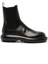Jil Sander Cuscion Boots In Black