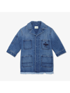 FENDI FENDI KIDS JACKETS BLUE