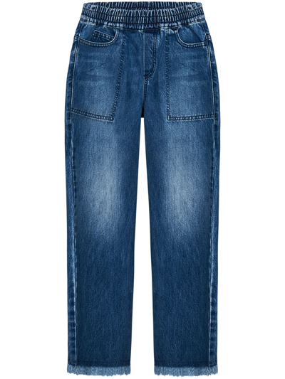 FENDI FENDI KIDS TROUSERS DENIM