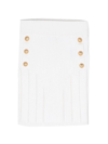 Balmain Kids' Statement Buttons Knitted Skirt In White