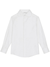 Dolce & Gabbana Teen Boys White Re-edition Tuxedo Shirt In White