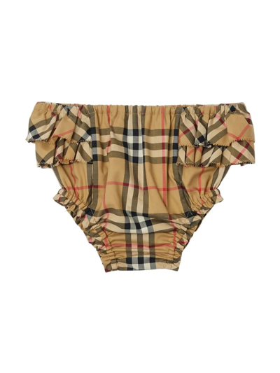 Burberry Babies'  Kids Underwear Beige