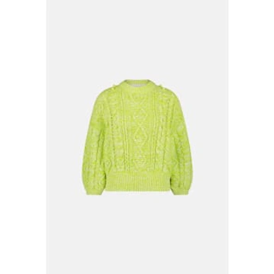 Fabienne Chapot Suzy 3/4 Sleeve Pullover In Green