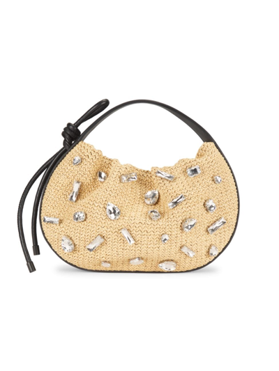 3.1 Phillip Lim / フィリップ リム Women's Origami Rhinestone-embellished Mini Bag In Natural/black