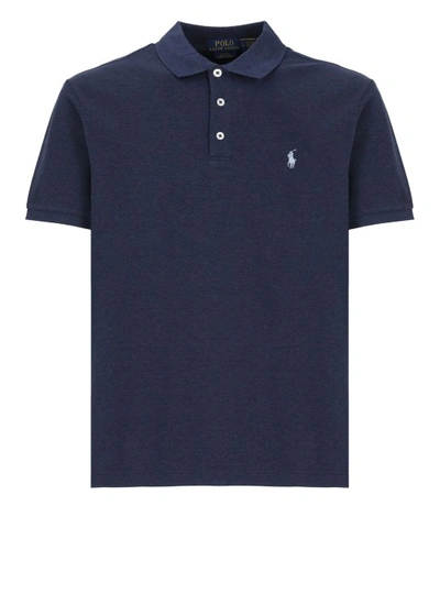 Polo Ralph Lauren Polo Shirt With Pony In Blue