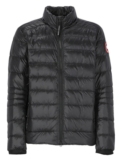 CANADA GOOSE BLACK QUILTED DOWN JACKET